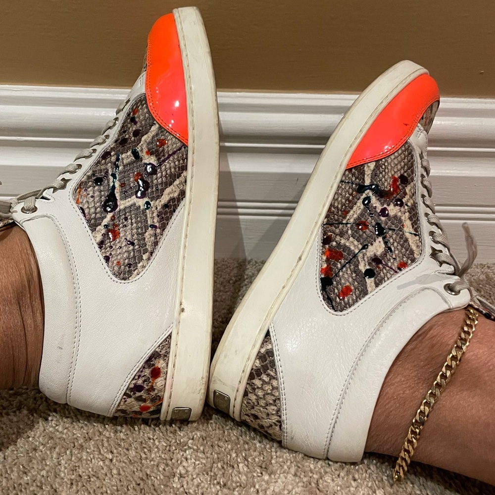 Jimmy Choo Lace up Sneakers